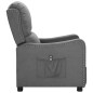 vidaXL Relaxsessel Elektrisch Hellgrau Stoff vidaXL Relaxsessel Elektrisch Hellgrau Stoff