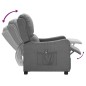 vidaXL Relaxsessel Elektrisch Hellgrau Stoff vidaXL Relaxsessel Elektrisch Hellgrau Stoff