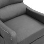 vidaXL Relaxsessel Elektrisch Hellgrau Stoff vidaXL Relaxsessel Elektrisch Hellgrau Stoff