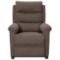 vidaXL Relaxsessel Elektrisch Taupe Stoff
