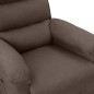 vidaXL Relaxsessel Elektrisch Taupe Stoff