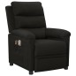vidaXL Massagesessel Elektrisch Schwarz Stoff vidaXL Massagesessel Elektrisch Schwarz Stoff