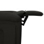 vidaXL Massagesessel Elektrisch Schwarz Stoff vidaXL Massagesessel Elektrisch Schwarz Stoff