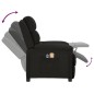 vidaXL Massagesessel Elektrisch Schwarz Stoff vidaXL Massagesessel Elektrisch Schwarz Stoff