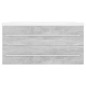 vidaXL Waschbeckenunterschrank Einbaubecken Betongrau Holzwerkstoff vidaXL Waschbeckenunterschrank Einbaubecken Betongrau Holzwerkstoff