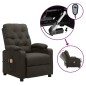 vidaXL Massagesessel Elektrisch Taupe Stoff vidaXL Massagesessel Elektrisch Taupe Stoff
