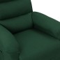 vidaXL Elektrischer Massagesessel Dunkelgrün Stoff vidaXL Elektrischer Massagesessel Dunkelgrün Stoff