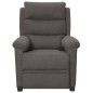 vidaXL Massagesessel Elektrisch Dunkelgrau Stoff vidaXL Massagesessel Elektrisch Dunkelgrau Stoff