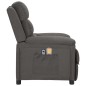 vidaXL Massagesessel Elektrisch Dunkelgrau Stoff vidaXL Massagesessel Elektrisch Dunkelgrau Stoff