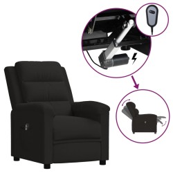 vidaXL Relaxsessel Elektrisch Schwarz Samt