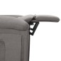 vidaXL Relaxsessel Elektrisch Hellgrau Stoff vidaXL Relaxsessel Elektrisch Hellgrau Stoff