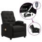 vidaXL Massagesessel Elektrisch Schwarz Stoff vidaXL Massagesessel Elektrisch Schwarz Stoff