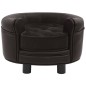 Hundesofa Braun 48x48x32 cm Plüsch und Kunstleder Hundesofa Braun 48x48x32 cm Plüsch und Kunstleder