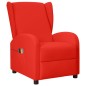 vidaXL Ohrensessel mit Massagefunktion Elektrisch Rot Kunstleder vidaXL Ohrensessel mit Massagefunktion Elektrisch Rot Kunstleder