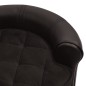 Hundesofa Braun 48x48x32 cm Plüsch und Kunstleder Hundesofa Braun 48x48x32 cm Plüsch und Kunstleder