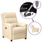 vidaXL Relaxsessel Elektrisch Creme Stoff vidaXL Relaxsessel Elektrisch Creme Stoff