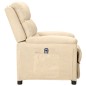 vidaXL Relaxsessel Elektrisch Creme Stoff vidaXL Relaxsessel Elektrisch Creme Stoff