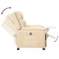 vidaXL Relaxsessel Elektrisch Creme Stoff vidaXL Relaxsessel Elektrisch Creme Stoff