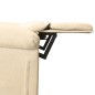 vidaXL Massagesessel Elektrisch Creme Stoff vidaXL Massagesessel Elektrisch Creme Stoff