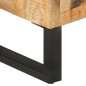Sideboard 80x30x71 cm Massives Raues Mangoholz und Metall Sideboard 80x30x71 cm Massives Raues Mangoholz und Metall