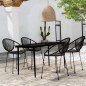 vidaXL 5-tlg. Garten-Essgruppe Schwarz vidaXL 5-tlg. Garten-Essgruppe Schwarz