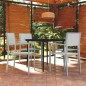 vidaXL 5-tlg. Garten-Essgruppe Weiß vidaXL 5-tlg. Garten-Essgruppe Weiß