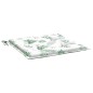 vidaXL Sitzkissen 2 Stk. Blattmuster 50x50x3 cm Stoff vidaXL Sitzkissen 2 Stk. Blattmuster 50x50x3 cm Stoff