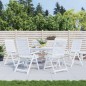 Sitzkissen 6 Stk. Blattmuster 50x50x3 cm Stoff Sitzkissen 6 Stk. Blattmuster 50x50x3 cm Stoff