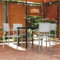 vidaXL 5-tlg. Garten-Essgruppe Weiß vidaXL 5-tlg. Garten-Essgruppe Weiß