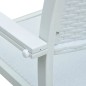 vidaXL 5-tlg. Garten-Essgruppe Weiß vidaXL 5-tlg. Garten-Essgruppe Weiß