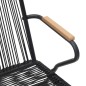 vidaXL 3-tlg. Garten-Essgruppe Schwarz PVC Rattan vidaXL 3-tlg. Garten-Essgruppe Schwarz PVC Rattan