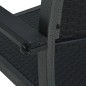 vidaXL 3-tlg. Garten-Essgruppe Schwarz vidaXL 3-tlg. Garten-Essgruppe Schwarz