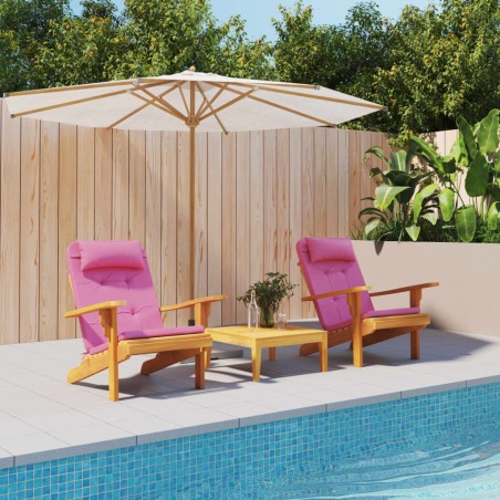 Adirondack-Auflagen 2 Stk. Rosa Oxford-Gewebe