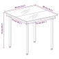 vidaXL 3-tlg. Garten-Essgruppe Schwarz PVC Rattan vidaXL 3-tlg. Garten-Essgruppe Schwarz PVC Rattan