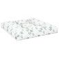Palettenkissen Blattmuster 80x80x12 cm Stoff Palettenkissen Blattmuster 80x80x12 cm Stoff