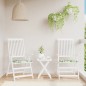 Gartenstuhl-Kissen 2 Stk. Mehrfarbig 40x40x3 cm Stoff Gartenstuhl-Kissen 2 Stk. Mehrfarbig 40x40x3 cm Stoff