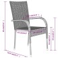 vidaXL 7-tlg. Garten-Essgruppe Braun und Schwarz vidaXL 7-tlg. Garten-Essgruppe Braun und Schwarz