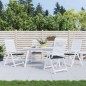 Gartenstuhl-Kissen 4 Stk. Schwarz Karomuster 50x50x3 cm Stoff Gartenstuhl-Kissen 4 Stk. Schwarz Karomuster 50x50x3 cm Stoff
