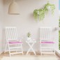 vidaXL Gartenstuhl-Kissen 2 Stk. Rosa 50x50x3 cm Stoff vidaXL Gartenstuhl-Kissen 2 Stk. Rosa 50x50x3 cm Stoff