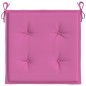 vidaXL Gartenstuhl-Kissen 2 Stk. Rosa 50x50x3 cm Stoff vidaXL Gartenstuhl-Kissen 2 Stk. Rosa 50x50x3 cm Stoff
