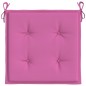 Gartenstuhl-Kissen 4 Stk. Rosa 50x50x3 cm Stoff Gartenstuhl-Kissen 4 Stk. Rosa 50x50x3 cm Stoff
