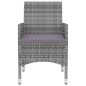 vidaXL 7-tlg. Garten-Essgruppe mit Kissen Poly Rattan und Glas vidaXL 7-tlg. Garten-Essgruppe mit Kissen Poly Rattan und Glas