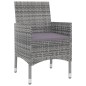 vidaXL 7-tlg. Garten-Essgruppe mit Auflagen Poly Rattan und Glas vidaXL 7-tlg. Garten-Essgruppe mit Auflagen Poly Rattan und Glas
