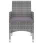 vidaXL 7-tlg. Garten-Essgruppe mit Auflagen Poly Rattan und Glas vidaXL 7-tlg. Garten-Essgruppe mit Auflagen Poly Rattan und Glas