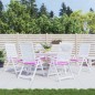 vidaXL Gartenstuhl-Kissen 6 Stk. Rosa 40x40x3 cm Stoff vidaXL Gartenstuhl-Kissen 6 Stk. Rosa 40x40x3 cm Stoff