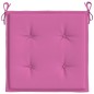 vidaXL Gartenstuhl-Kissen 6 Stk. Rosa 40x40x3 cm Stoff vidaXL Gartenstuhl-Kissen 6 Stk. Rosa 40x40x3 cm Stoff