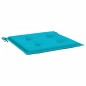 Gartenstuhl-Kissen 6 Stk. Türkis 50x50x3 cm Stoff Gartenstuhl-Kissen 6 Stk. Türkis 50x50x3 cm Stoff