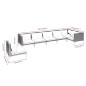 vidaXL 7-tlg. Garten-Lounge-Set mit Auflagen Poly Rattan Dunkelgrau vidaXL 7-tlg. Garten-Lounge-Set mit Auflagen Poly Rattan Dunkelgrau