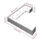 vidaXL 10-tlg. Garten-Lounge-Set mit Auflagen Poly Rattan Dunkelgrau vidaXL 10-tlg. Garten-Lounge-Set mit Auflagen Poly Rattan Dunkelgrau
