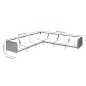 vidaXL 7-tlg. Garten-Lounge-Set mit Auflagen Poly Rattan Dunkelgrau vidaXL 7-tlg. Garten-Lounge-Set mit Auflagen Poly Rattan Dunkelgrau
